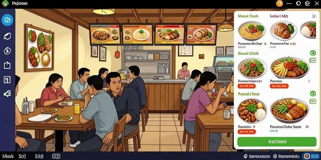 Tampilan antarmuka sederhana dan mudah digunakan.