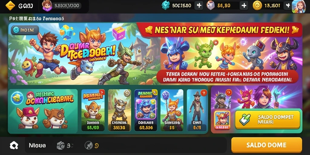 Tampilan slot yang menarik dengan tema perang.