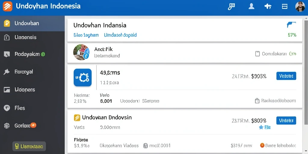 Tampilan antarmuka yang user-friendly.