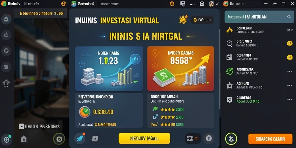 Screenshot menampilkan antarmuka permainan yang menarik.