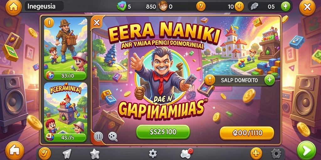 Antarmuka pengguna yang intuitif dan menyenangkan.