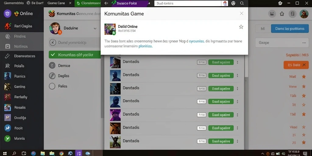 Screenshot menampilkan tampilan utama KOPI77 yang menarik.