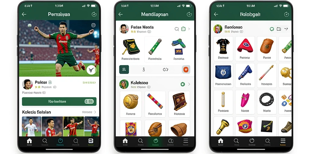 Tampilan antarmuka aplikasi PADI777 yang modern dan user-friendly.