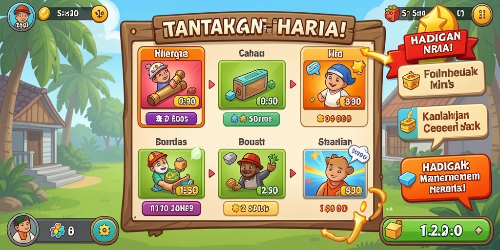 Antarmuka yang ramah pengguna dan ceria.