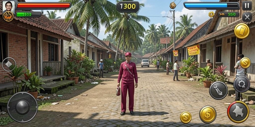 Screenshot menampilkan antarmuka utama PLAYWIN yang menarik.