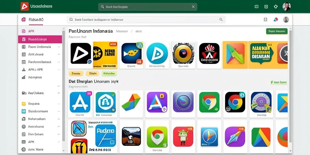 Tampilan antarmuka yang modern dan atraktif.
