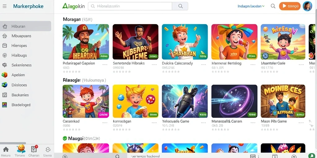 Tampilan antarmuka aplikasi yang menarik dan intuitif.
