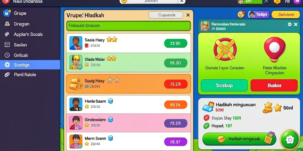 Tampilan antarmuka yang user-friendly dan menarik.