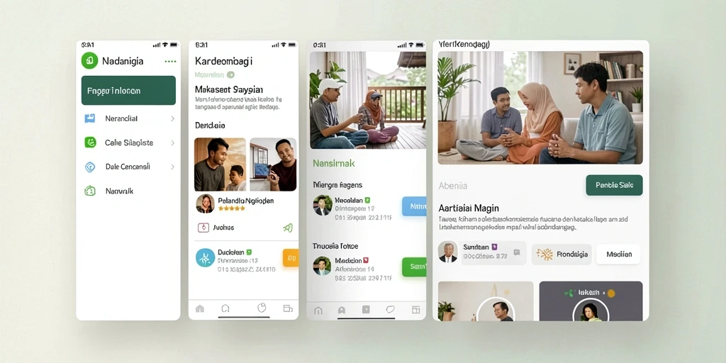 Screenshot aplikasi ST789 dengan antarmuka modern.