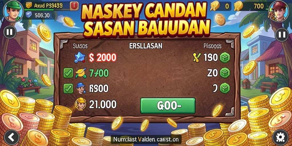 Screenshot menunjukkan tampilan awal permainan ZK7.