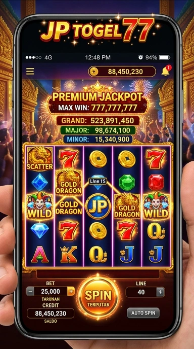 Galeri pratinjau visual jptogel77 build APK resmi terbaru